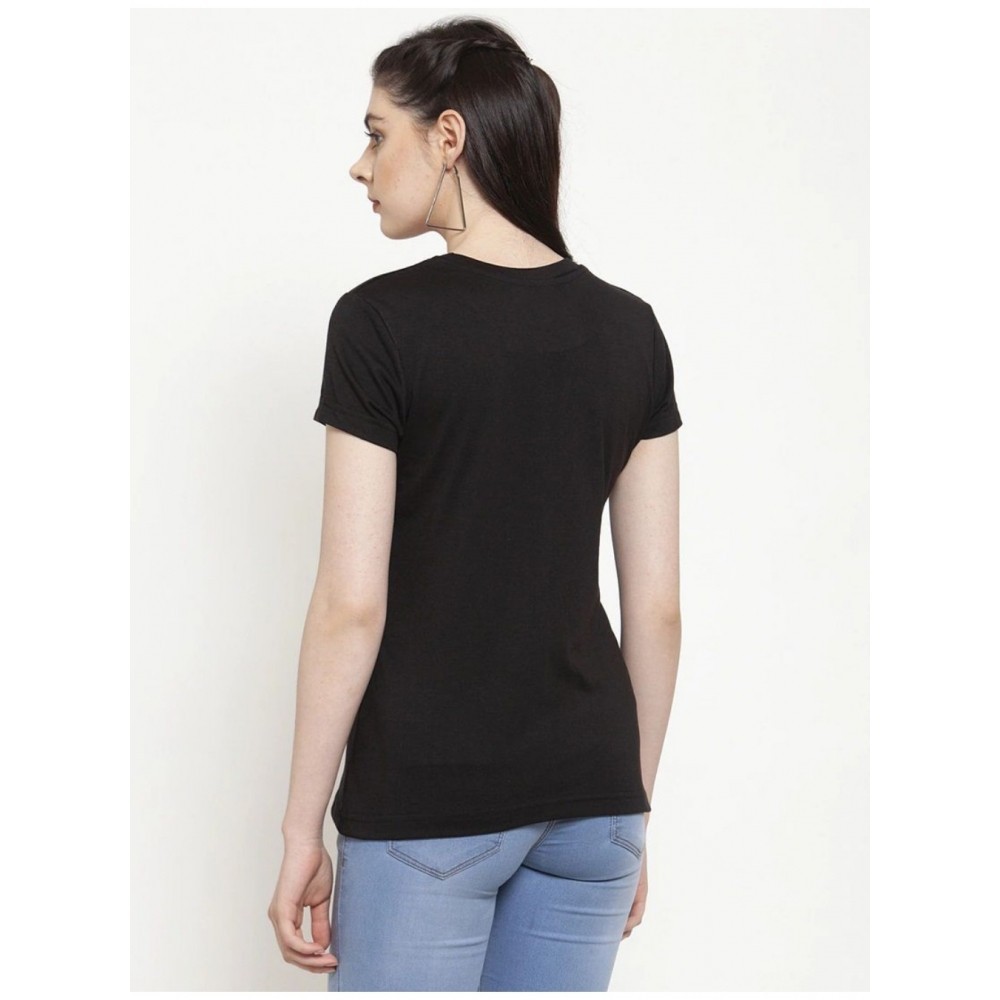 Women's Cotton Blend Stay Classy Printed T-Shirt