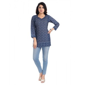 Women's 3/4th Sleeve Summer Cool Tunic Short Top