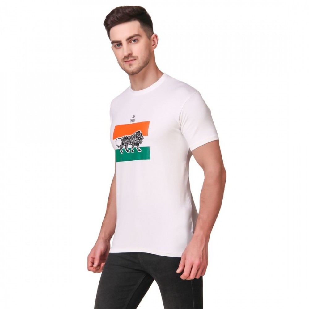 Men's Cotton Blend Half Sleeve Tshirt