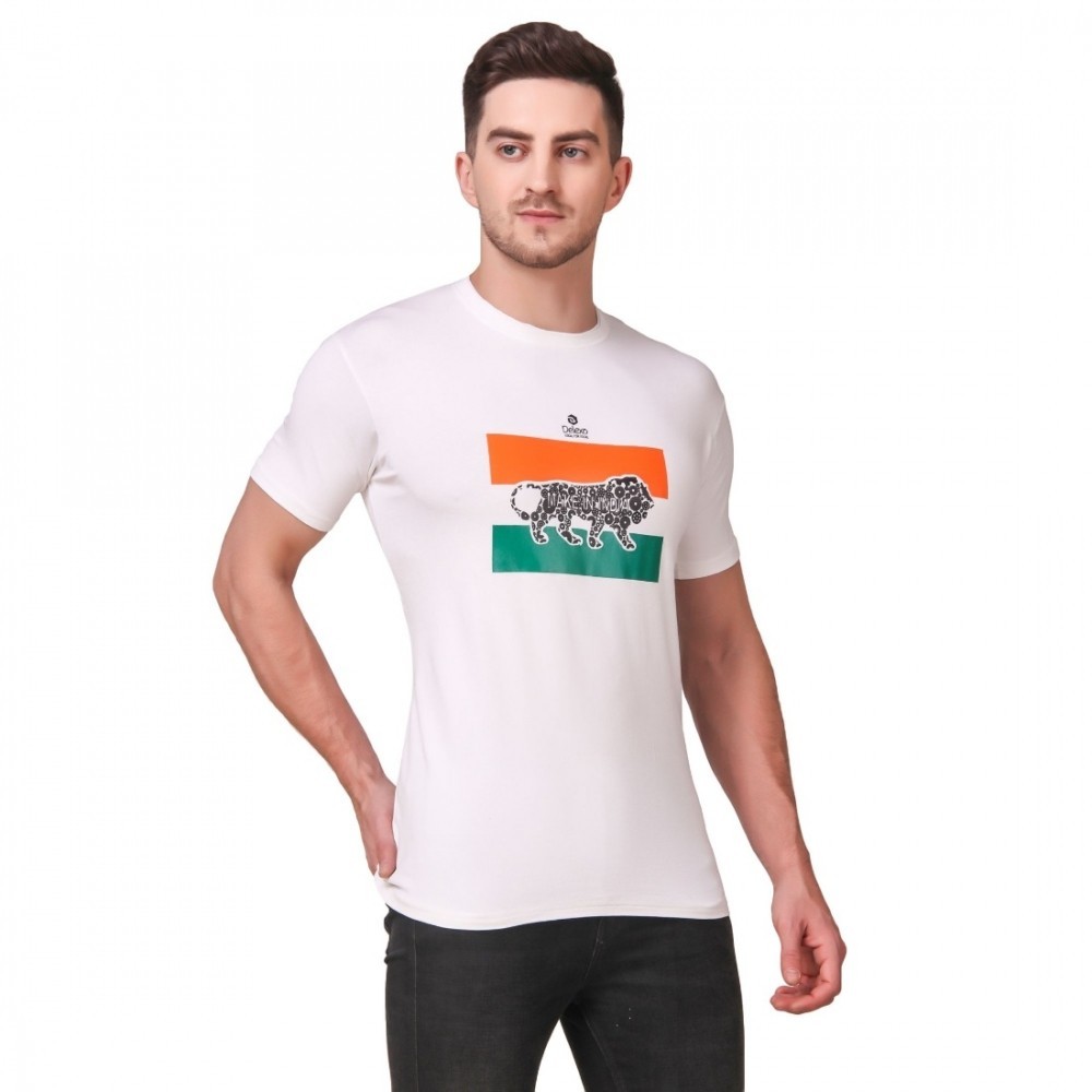 Men's Cotton Blend Half Sleeve Tshirt