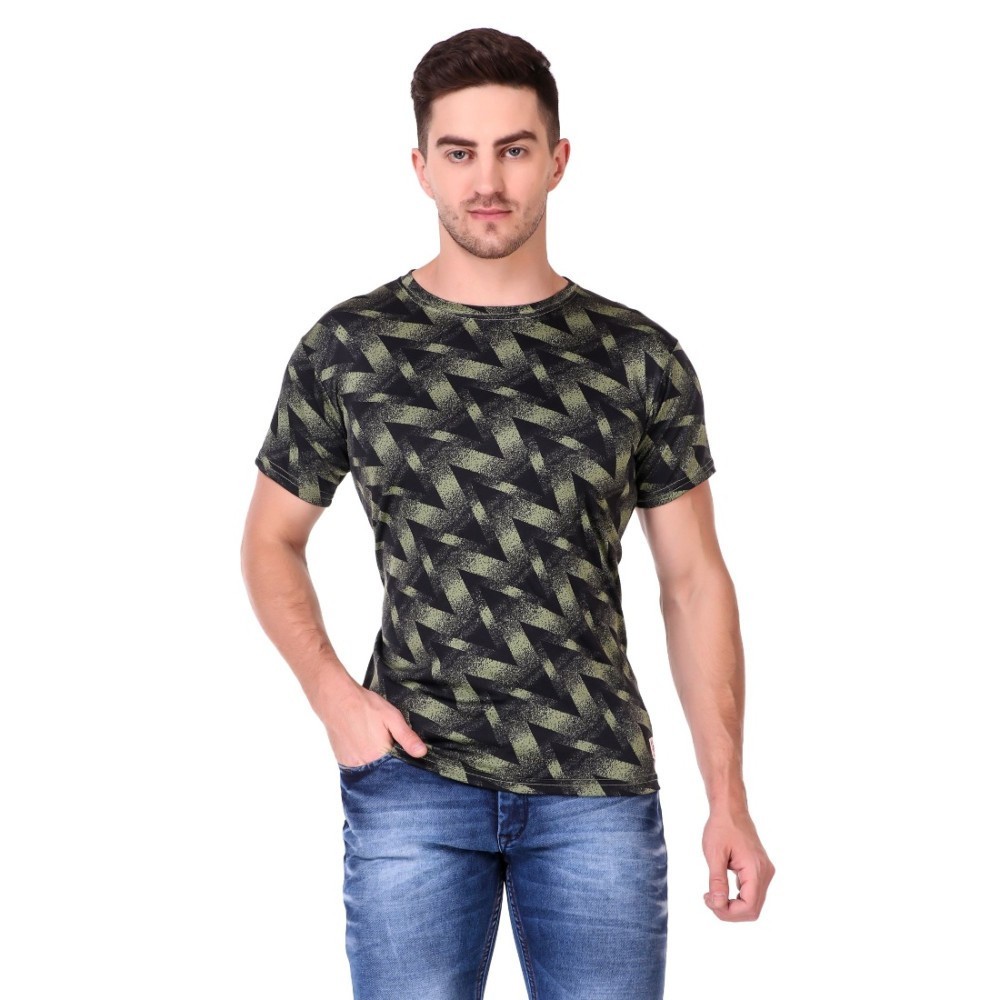 Men's Cotton Blend Half Sleeve Tshirt