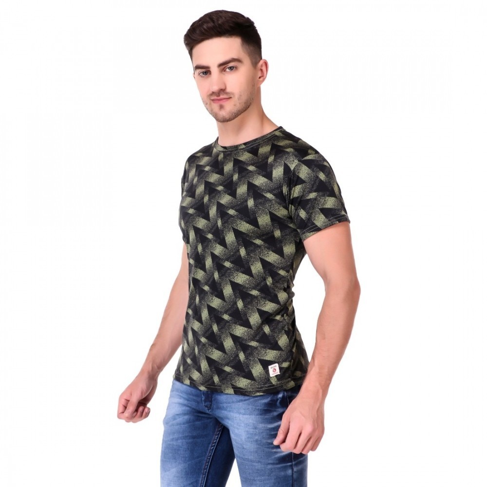 Men's Cotton Blend Half Sleeve Tshirt