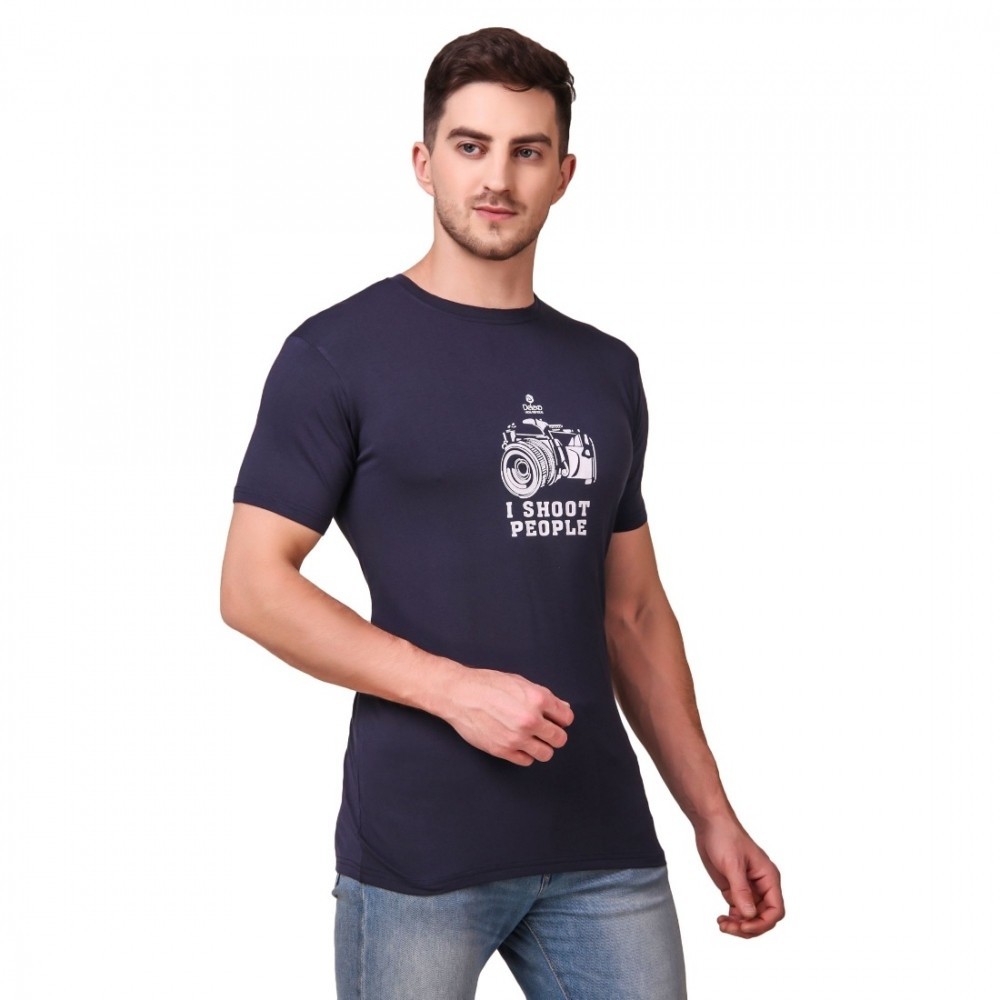 Men's Cotton Blend Half Sleeve Tshirt
