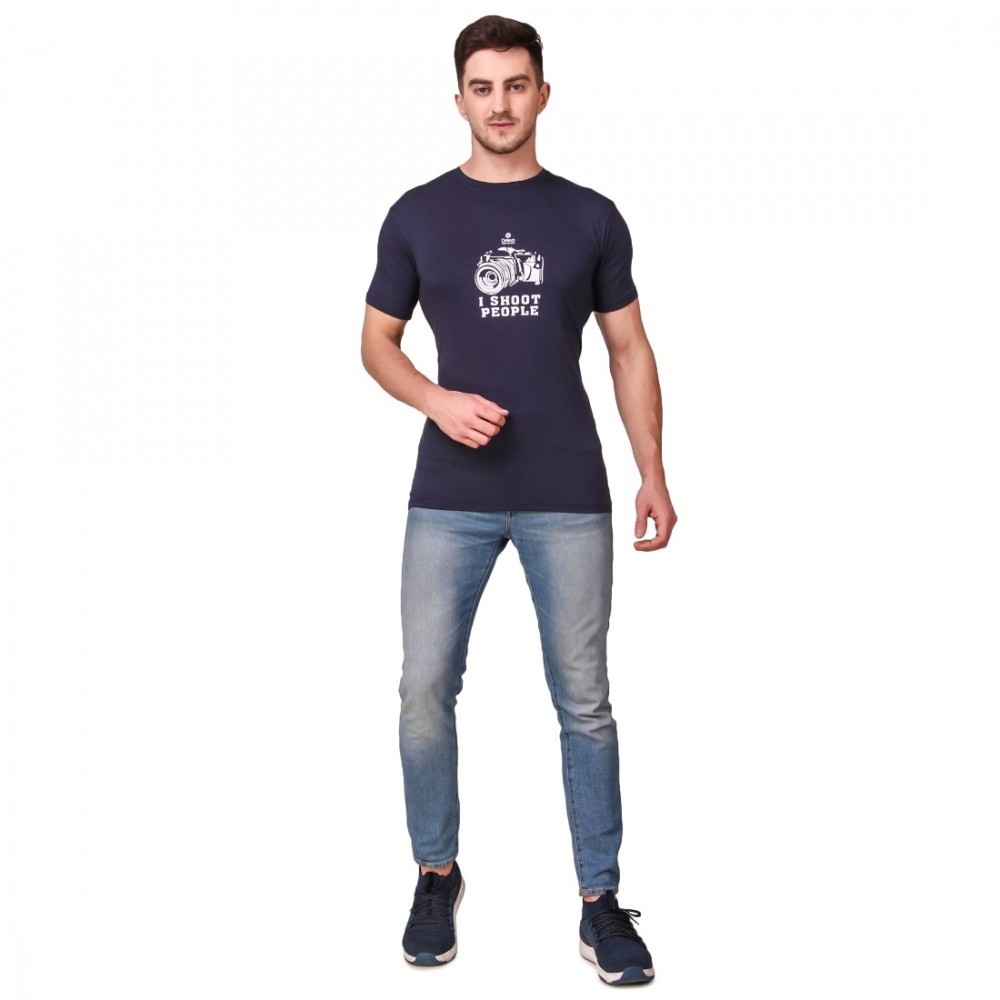 Men's Cotton Blend Half Sleeve Tshirt