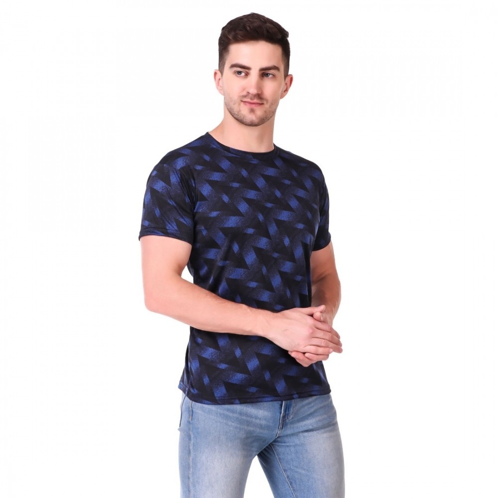 Men's Cotton Blend Half Sleeve Tshirt