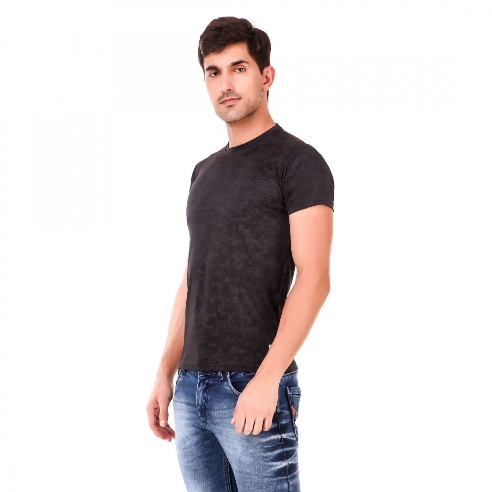 Men's Cotton Blend Half Sleeve Tshirt