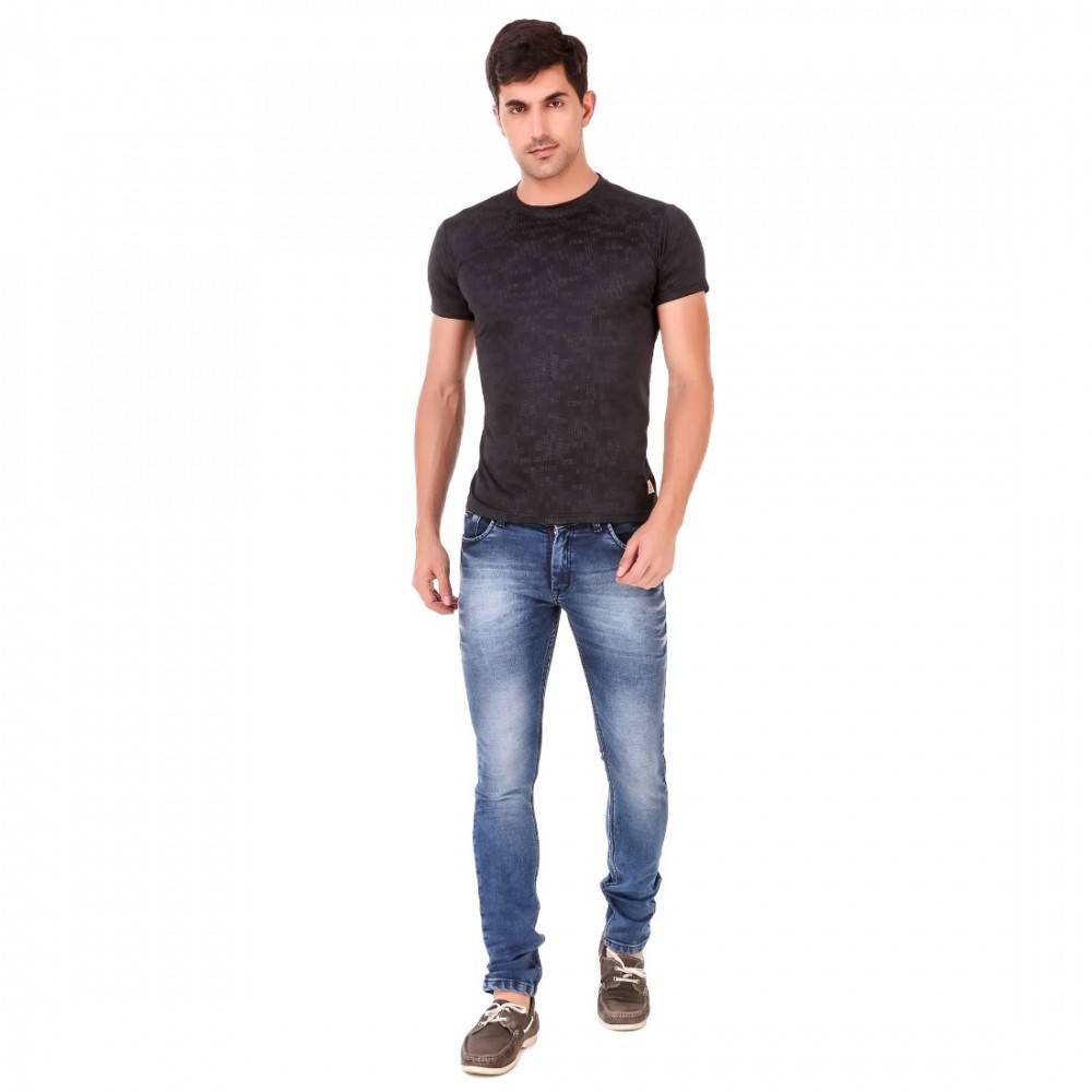 Men's Cotton Blend Half Sleeve Tshirt