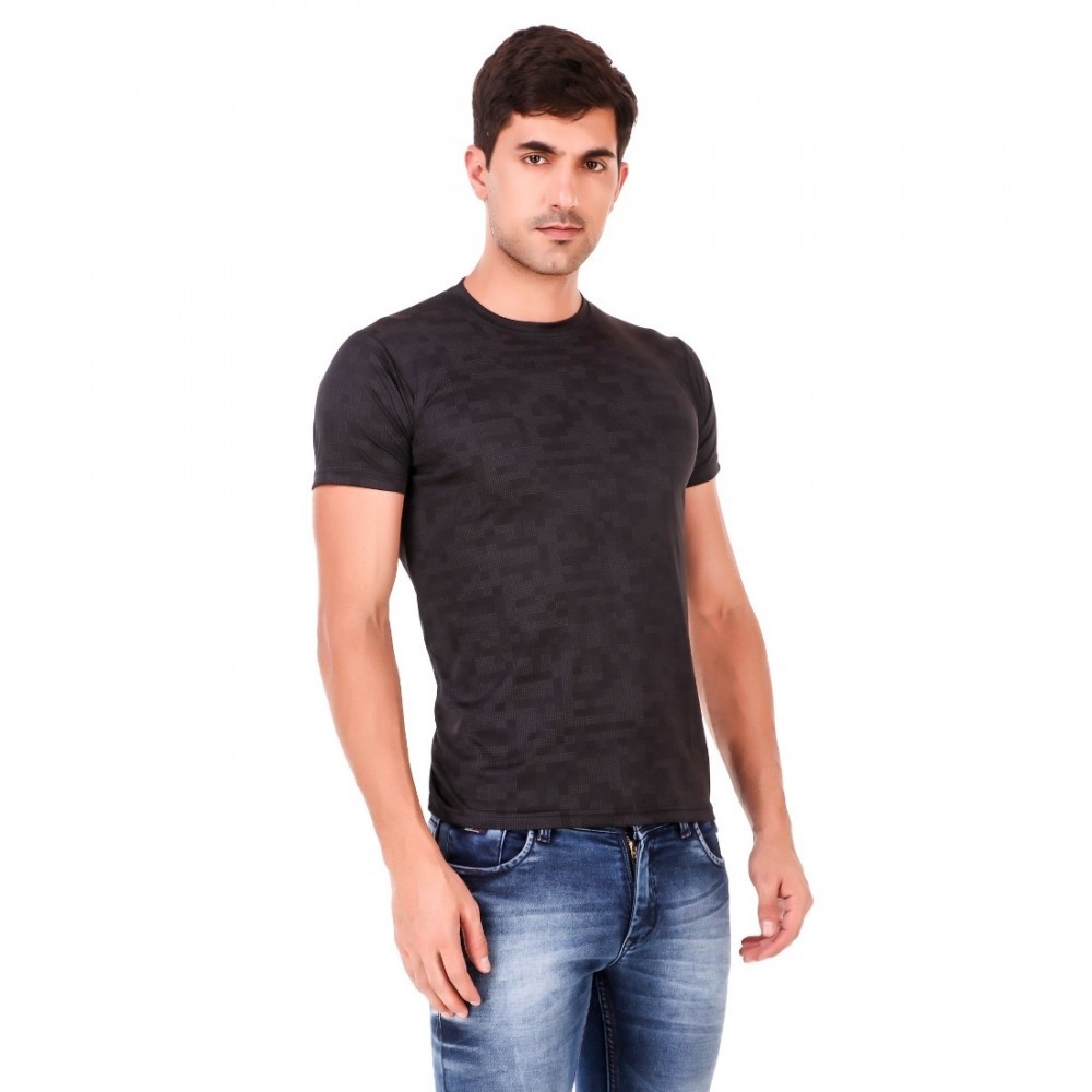 Men's Cotton Blend Half Sleeve Tshirt