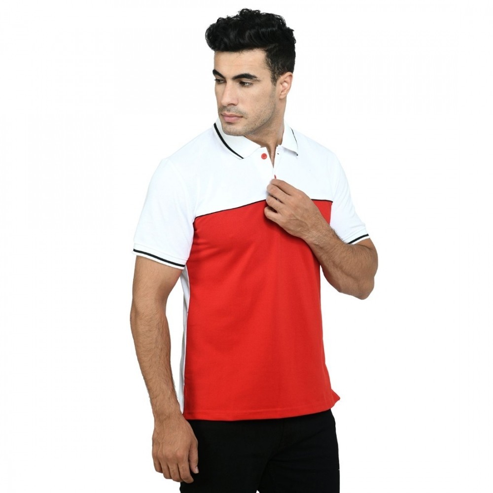 Men's Cotton Blend Half Sleeve Polo Tshirt