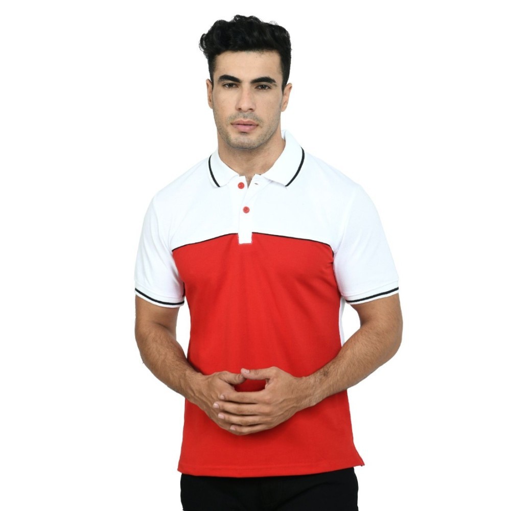 Men's Cotton Blend Half Sleeve Polo Tshirt
