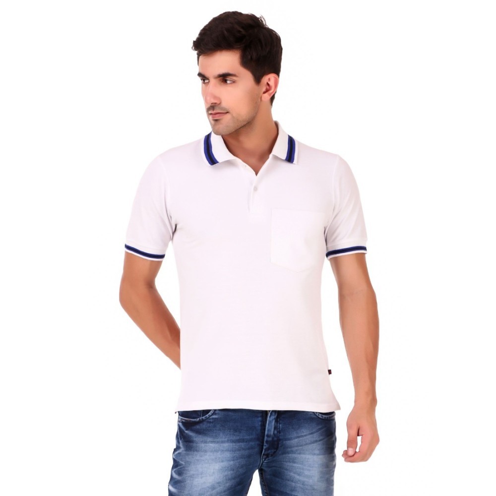Men's Cotton Blend Half Sleeve Polo Tshirt