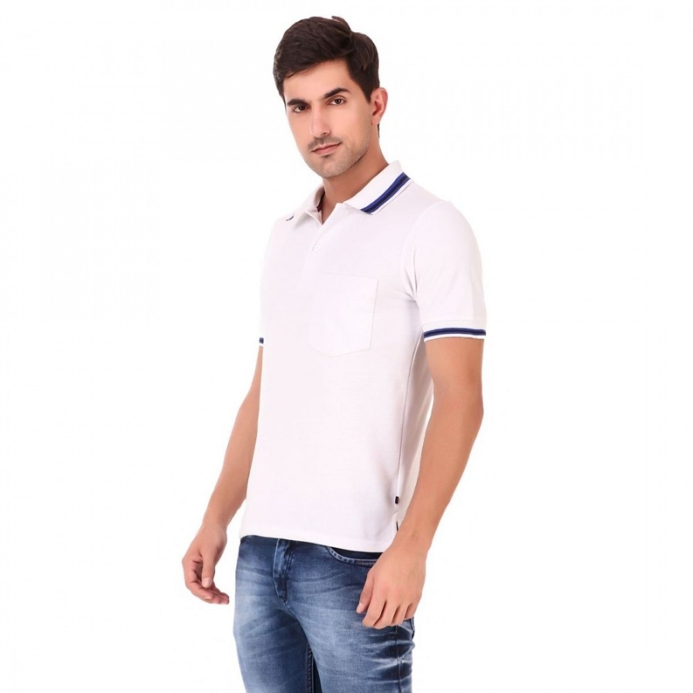Men's Cotton Blend Half Sleeve Polo Tshirt