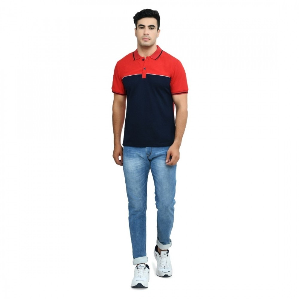Men's Cotton Blend Half Sleeve Polo Tshirt