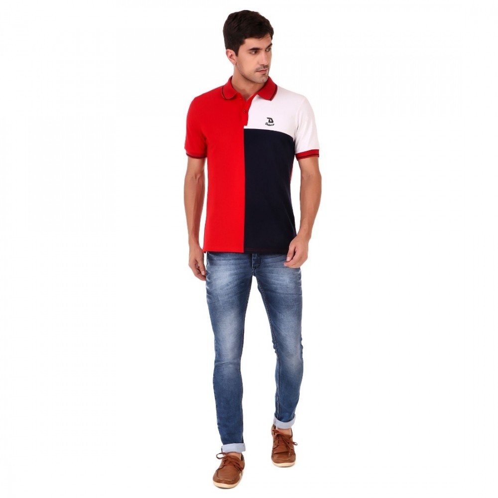 Men's Cotton Blend Half Sleeve Polo Tshirt