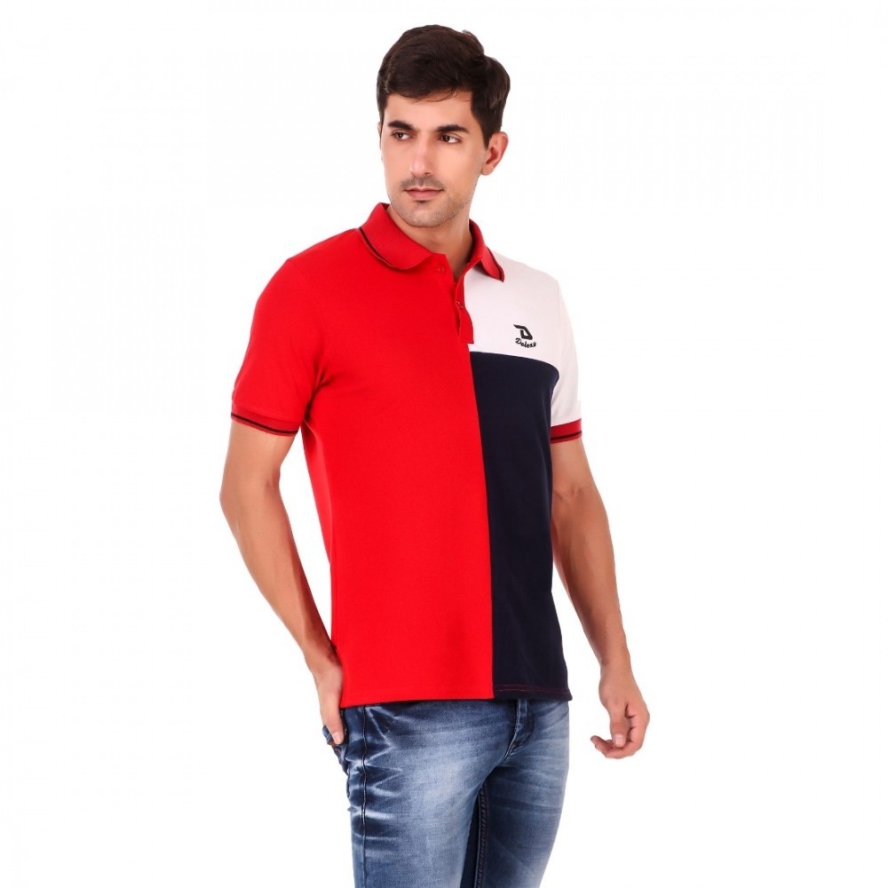Men's Cotton Blend Half Sleeve Polo Tshirt