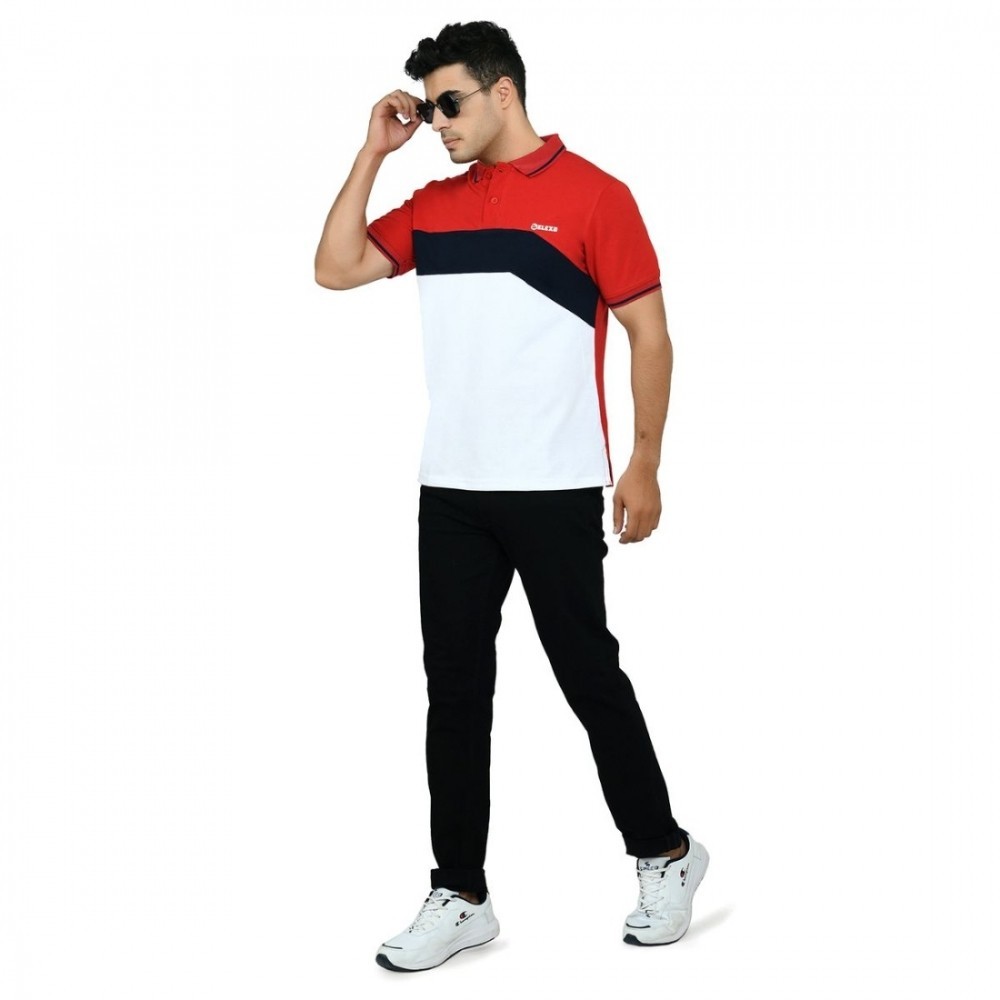 Men's Cotton Blend Half Sleeve Polo Tshirt