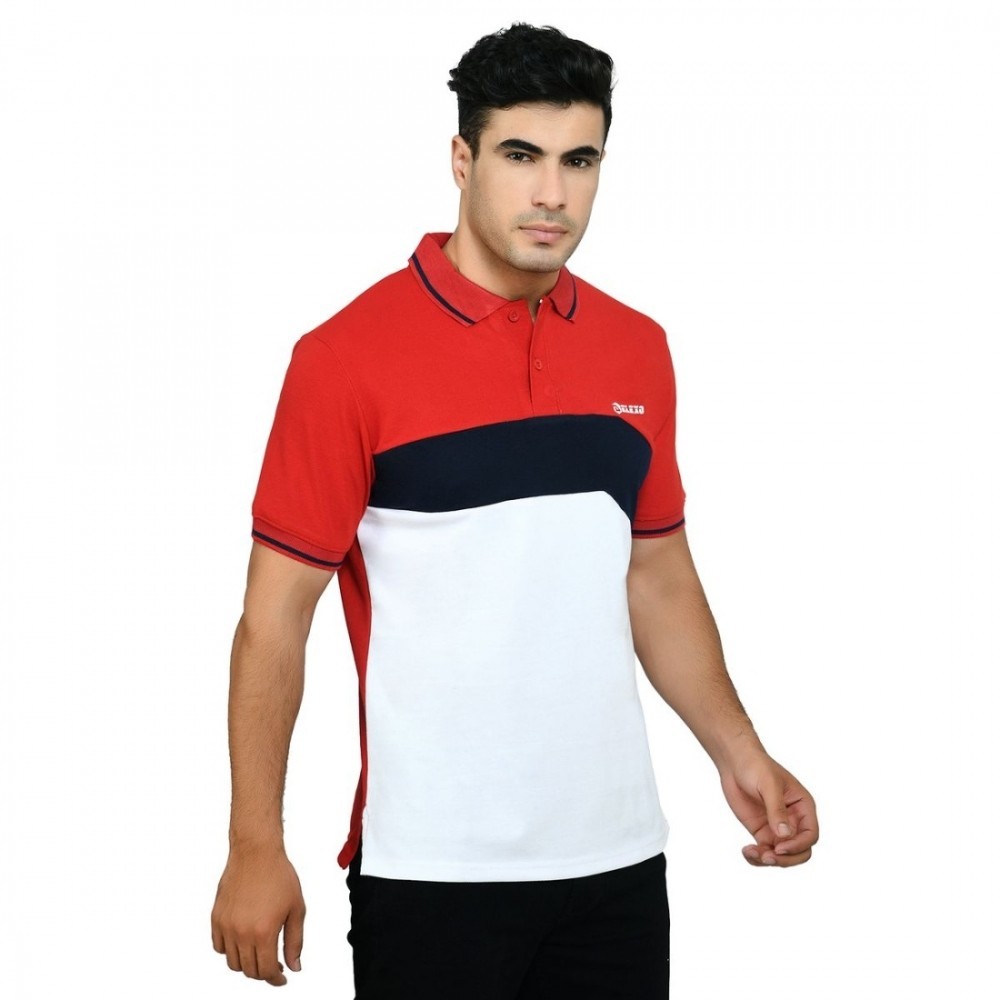 Men's Cotton Blend Half Sleeve Polo Tshirt