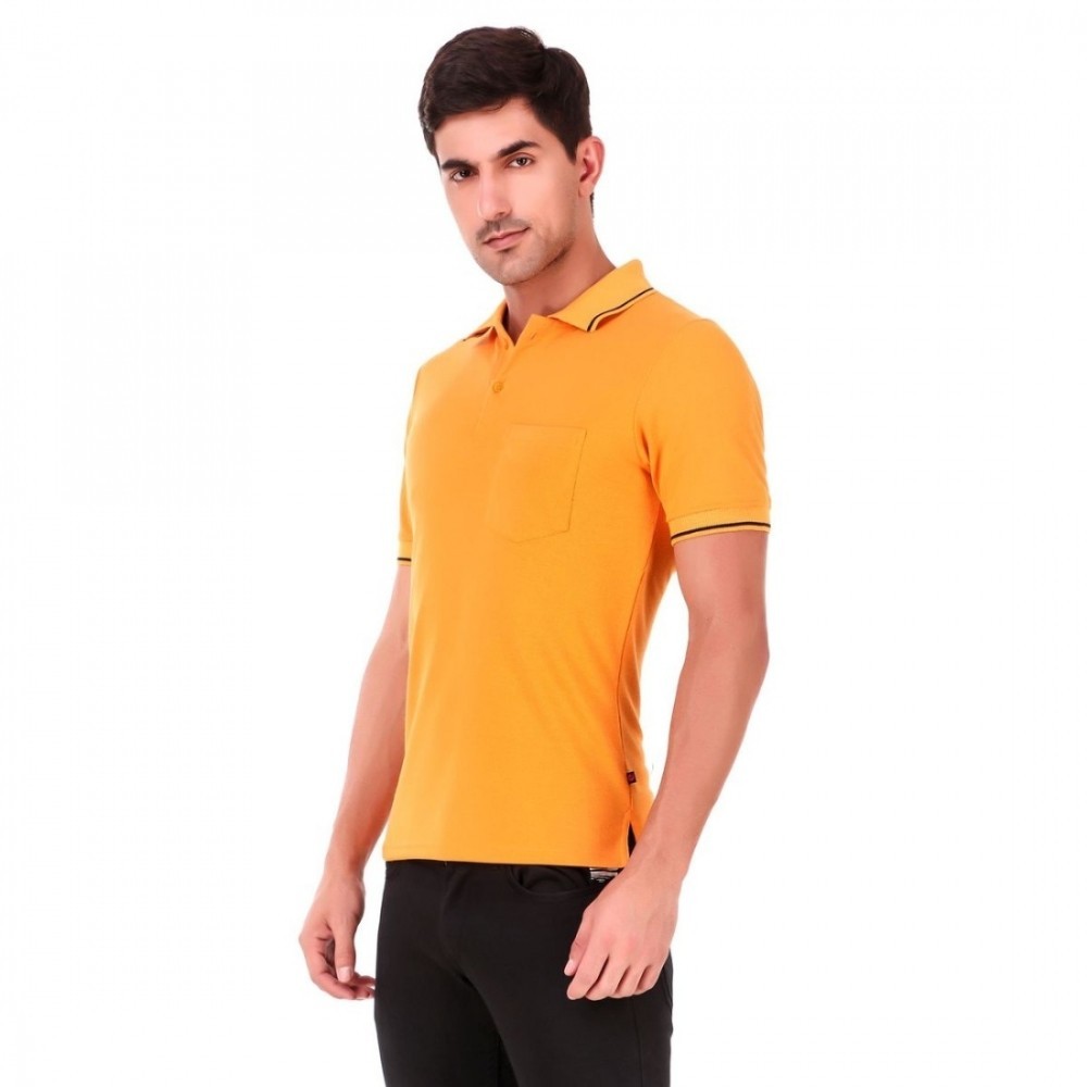Men's Cotton Blend Half Sleeve Polo Tshirt