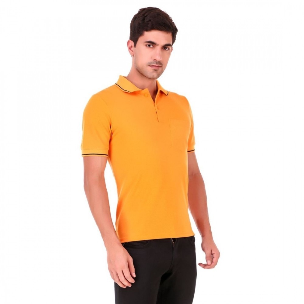 Men's Cotton Blend Half Sleeve Polo Tshirt