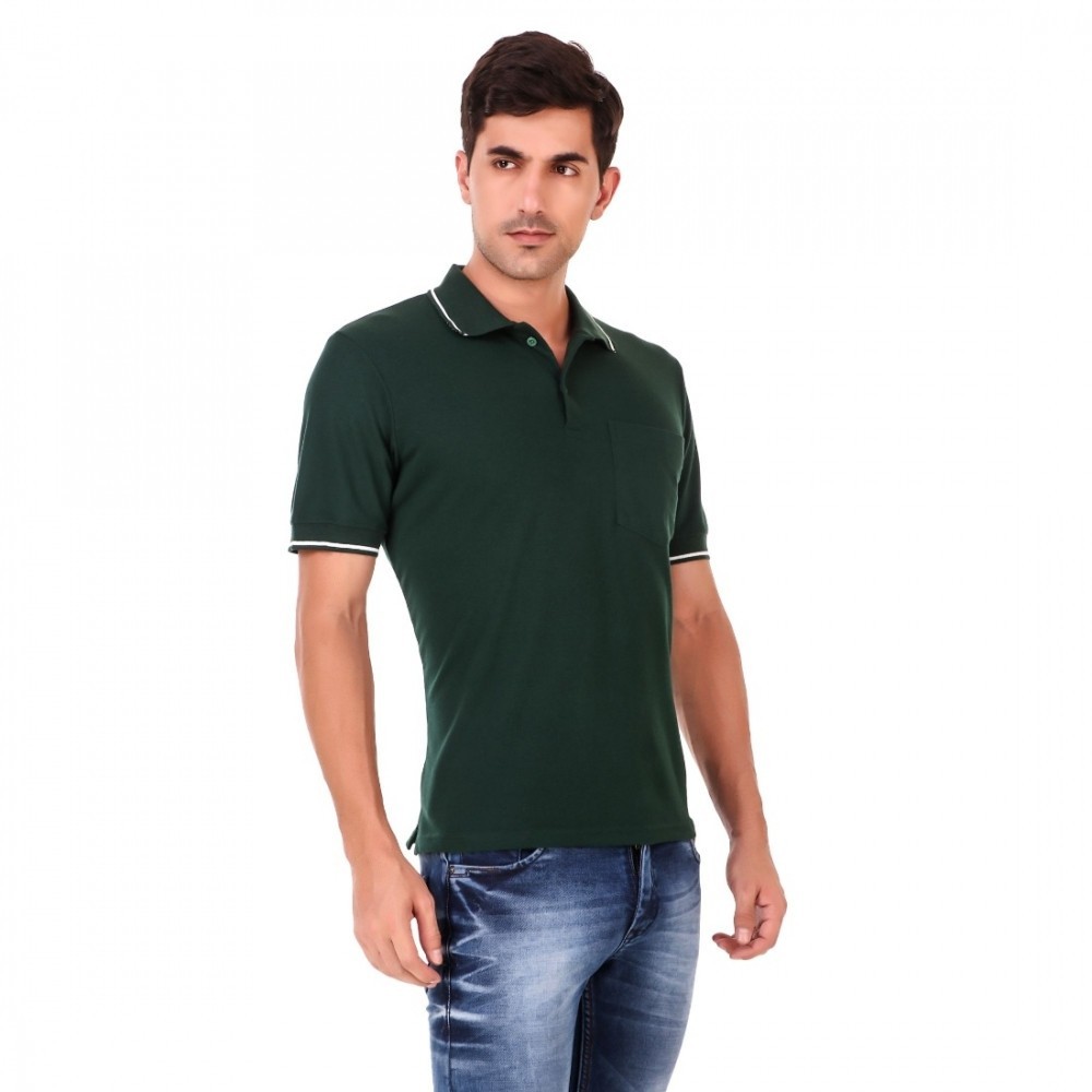 Men's Cotton Blend Half Sleeve Polo Tshirt