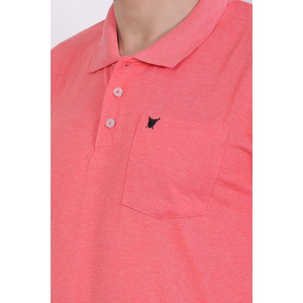 Men's Poly Viscose Polo Plain Tshirt