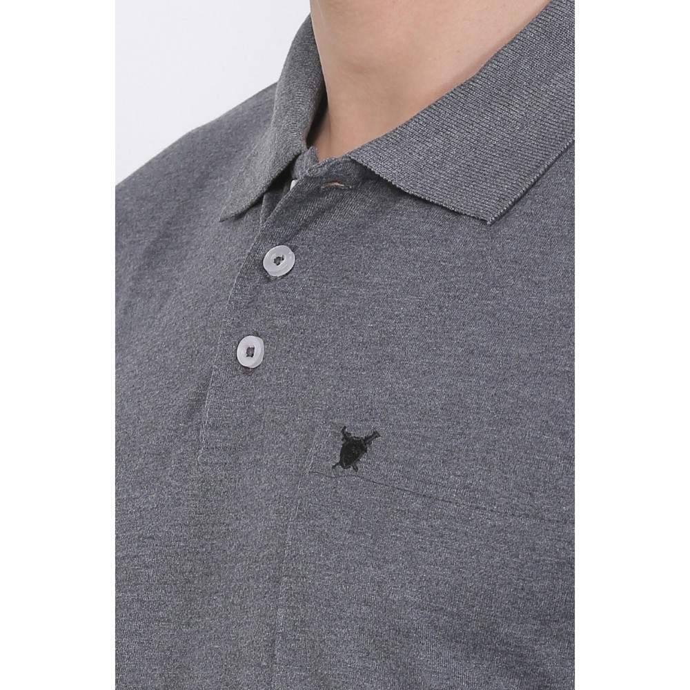 Men's Poly Viscose Polo Plain Tshirt