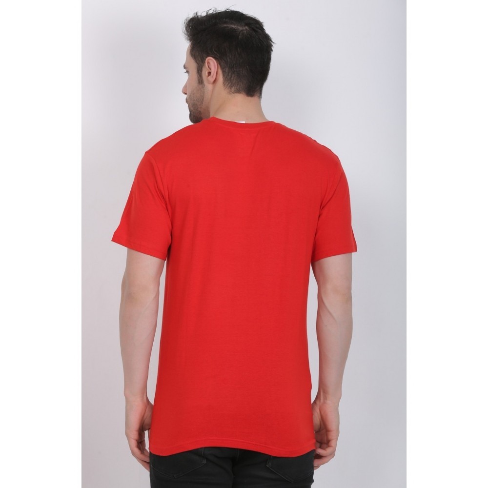 Men's Cotton Jersey V Neck Plain Tshirt