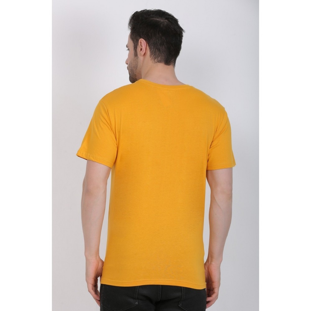 Men's Cotton Jersey V Neck Plain Tshirt