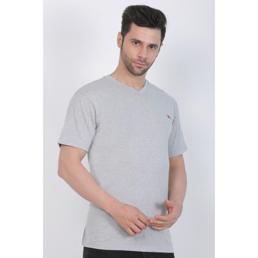 Men's Cotton Jersey V Neck Plain Tshirt