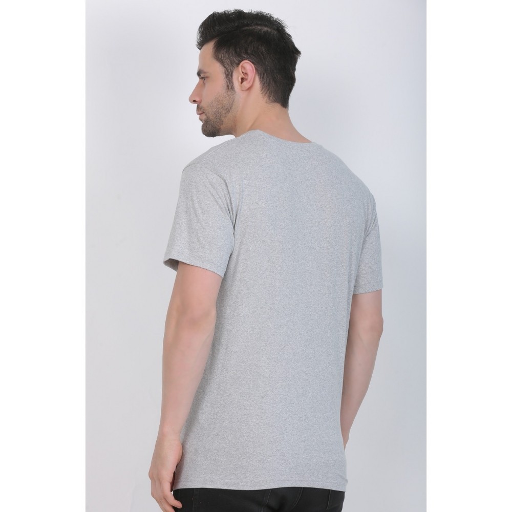 Men's Cotton Jersey V Neck Plain Tshirt
