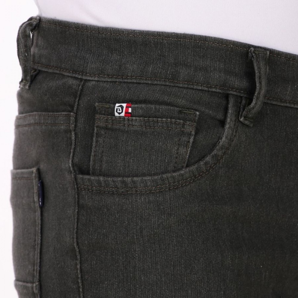 test 1 Men's Straight Fit Denim High Rise Bootcut Stretchable Jeans