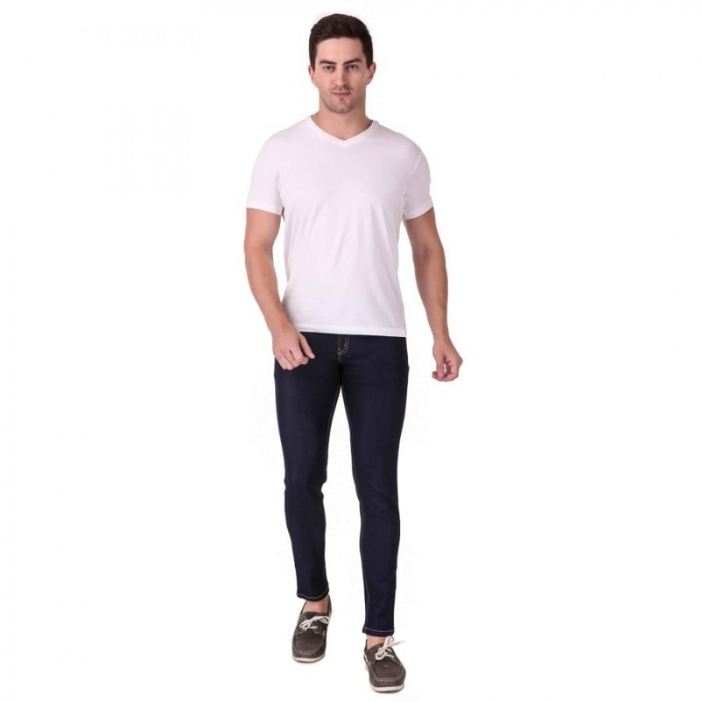 Men's Slim Fit Denim Mid Rise Stretchable Jeans