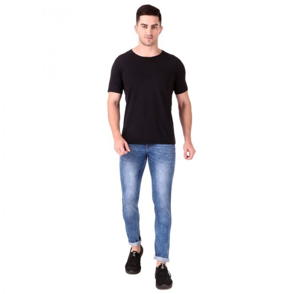 Men's Slim Fit Denim Mid Rise Stretchable Jeans