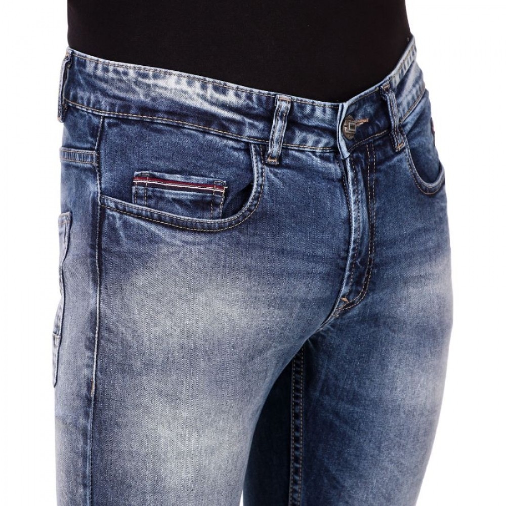 Men's Slim Fit Denim Mid Rise Stretchable Jeans
