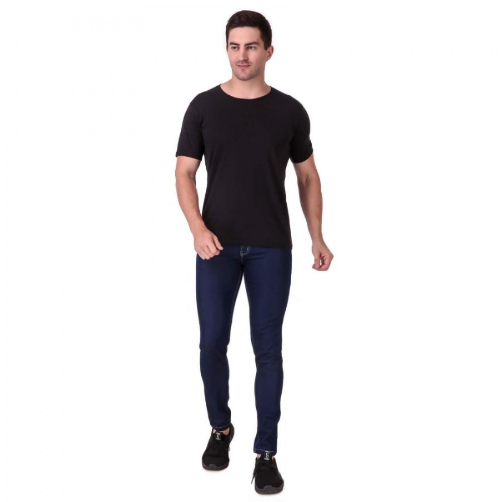 Men's Slim Fit Denim Mid Rise Stretchable Jeans