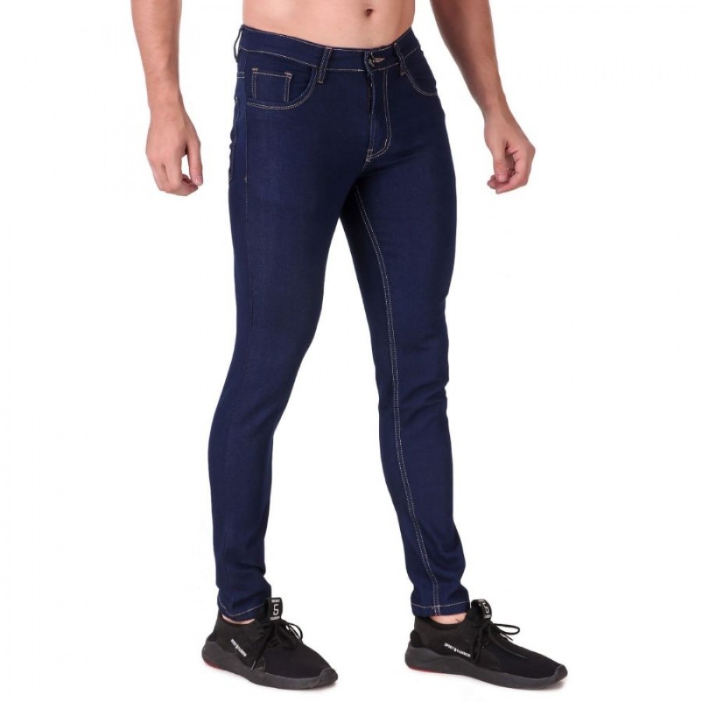 Men's Slim Fit Denim Mid Rise Stretchable Jeans