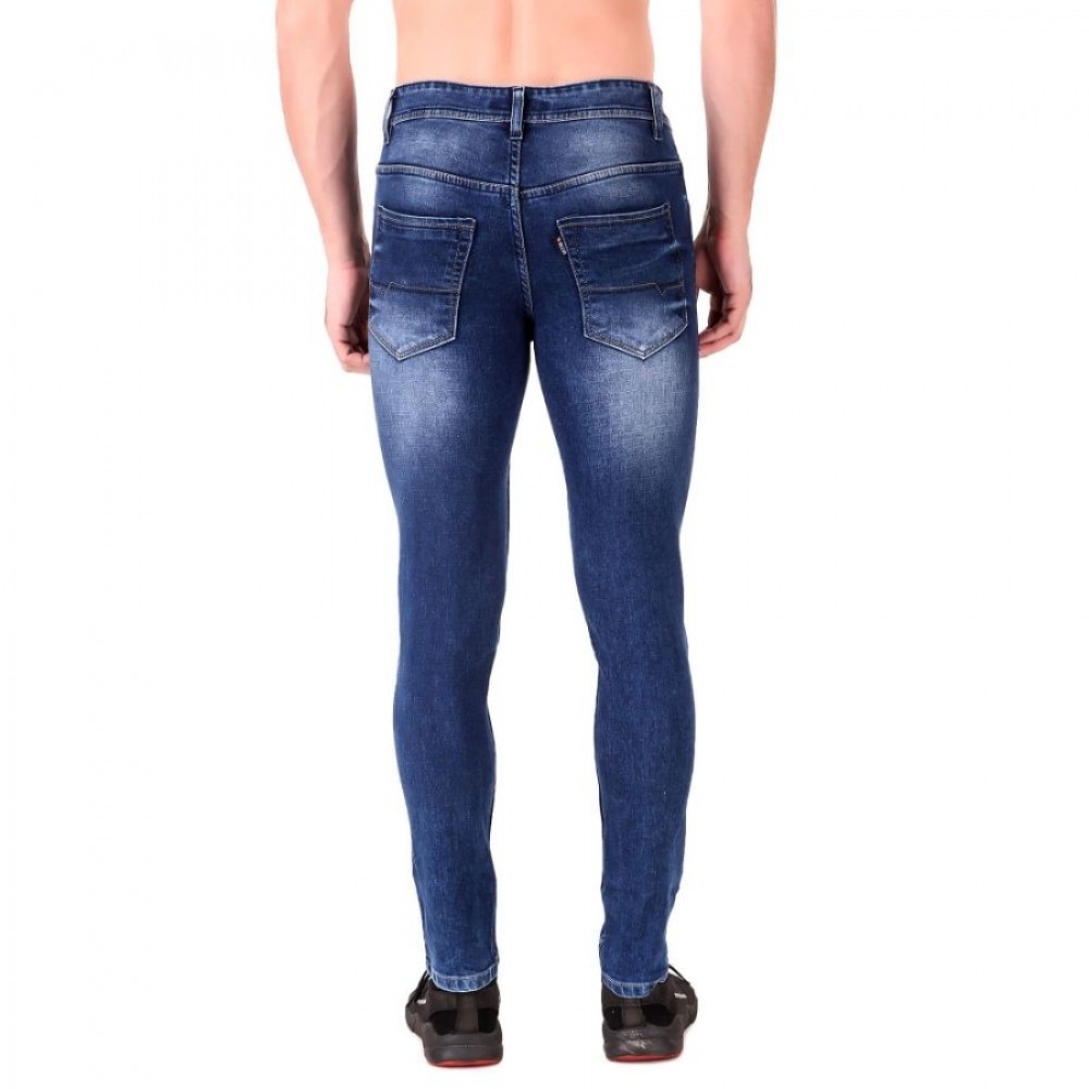 Men's Slim Fit Denim Mid Rise Jeans