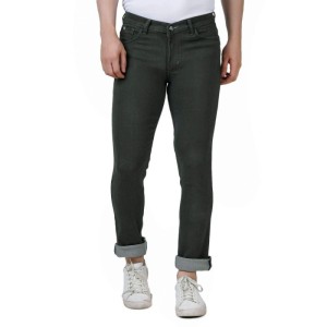 Men's Regular Fit Denim Mid Rise Jeans