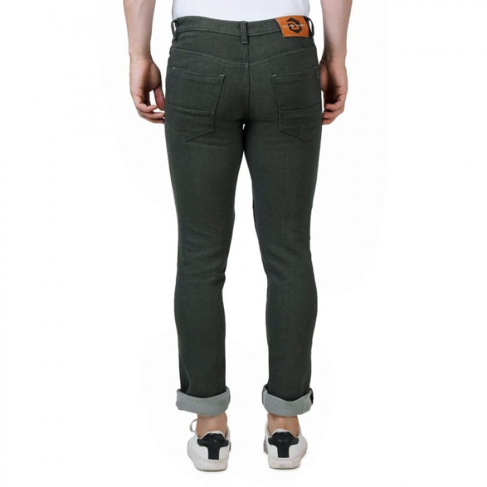Men's Regular Fit Denim Mid Rise Jeans