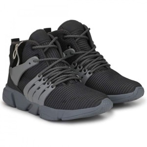 Men Grey,Black Color Mesh Material Casual Sports Shoes
