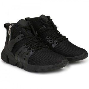 Men Black Color Mesh Material Casual Sports Shoes