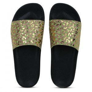 Women Beige Color Synthetic Material Casual Sliders