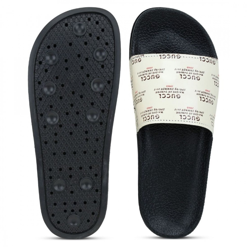 Women Beige Color Synthetic Material Casual Sliders