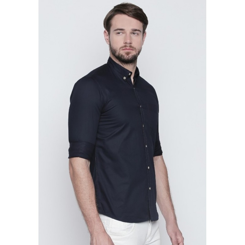 Men's Cotton Slim Fit Casual Shirt