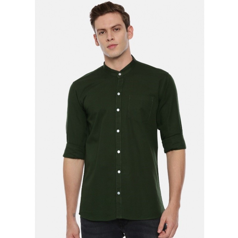Men's Cotton Slim Fit Casual Shirt
