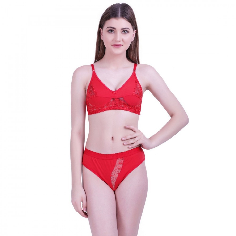 Women's Cotton Bra And Panty Set