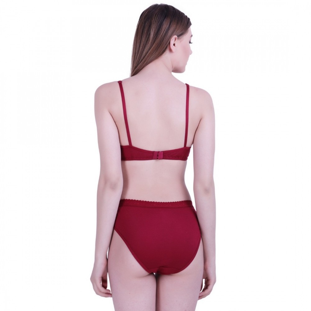Women's Cotton Bra And Panty Set