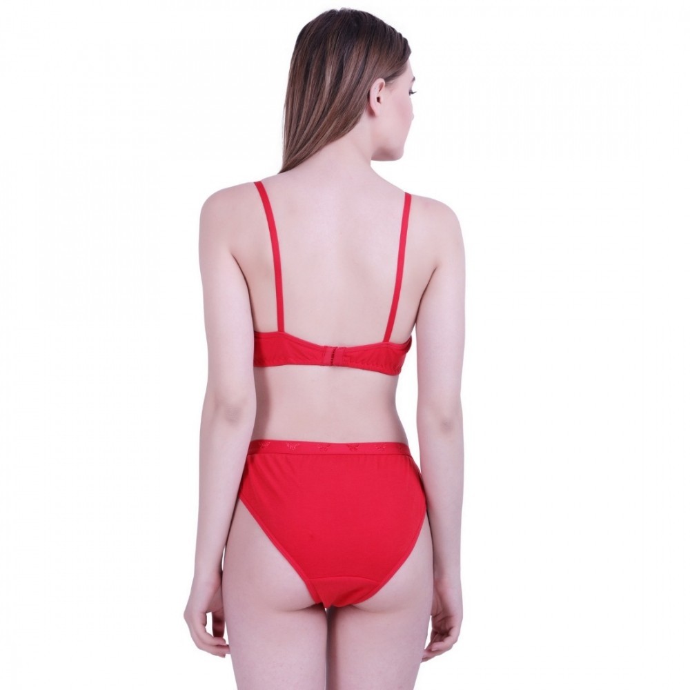 Women's Cotton Bra And Panty Set