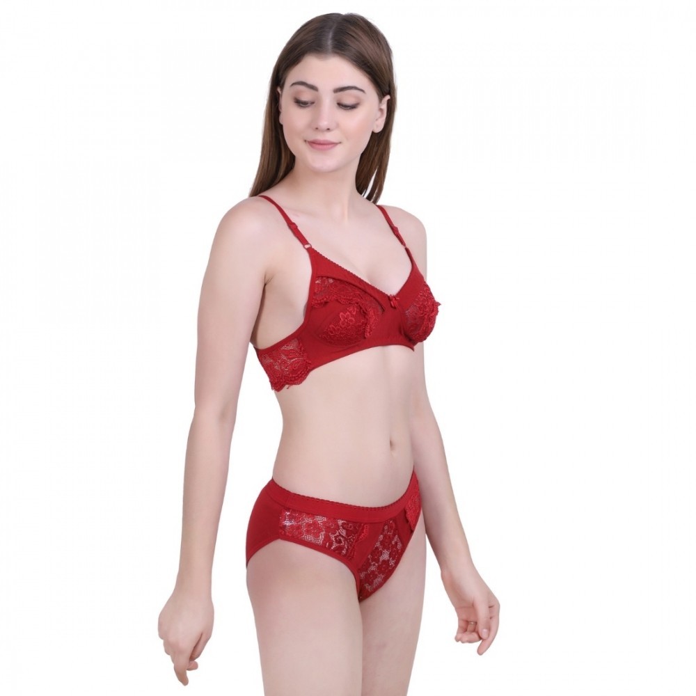 Women's Cotton Bra And Panty Set
