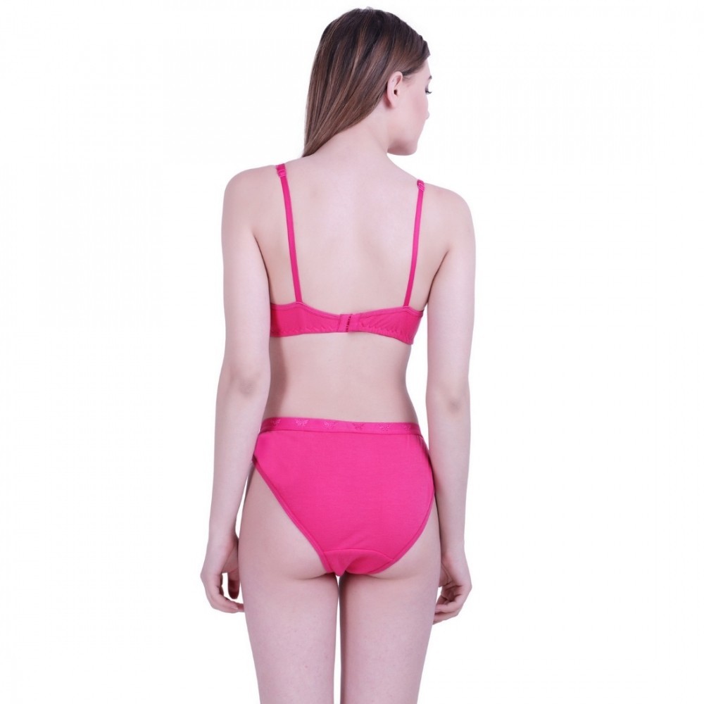 Women's Cotton Bra And Panty Set